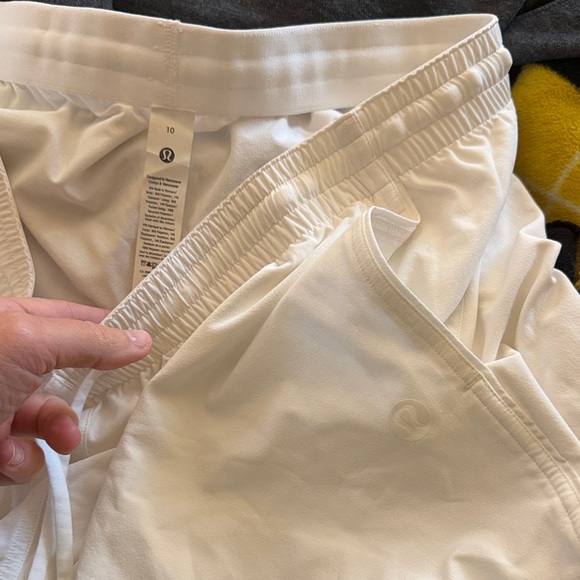 Women's Lulu Court Rival Wide Leg Track Pants size 10 - Picture 2 of 3